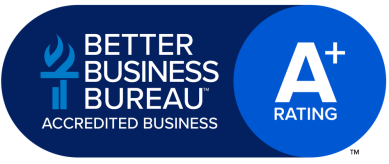 BBB Accredited Business A+ Rating